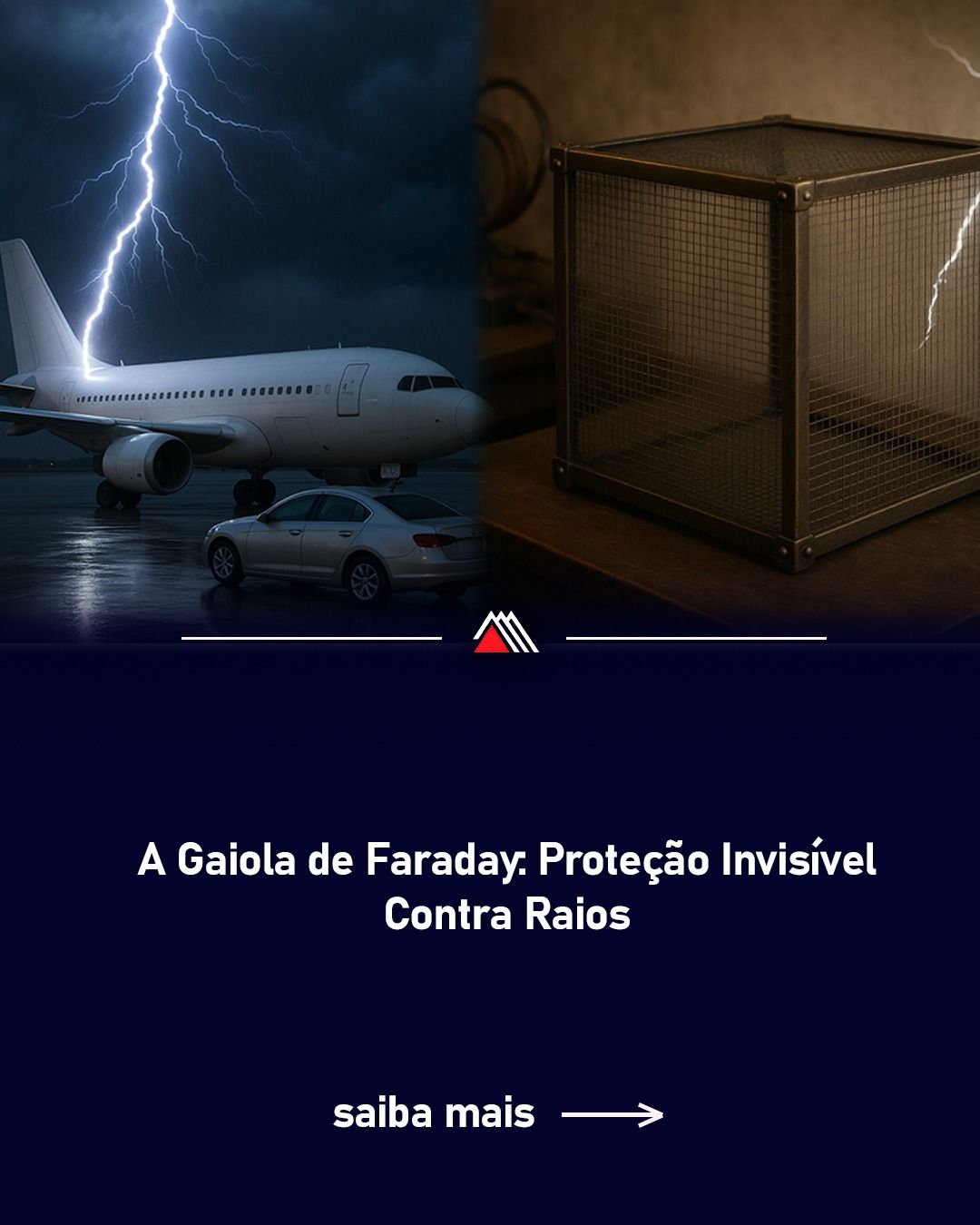 A Gaiola de Faraday: Proteção Invisível Contra Raios
