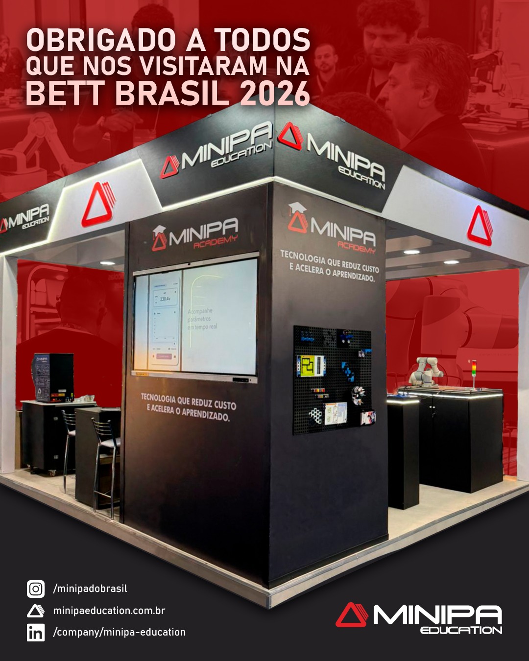 Agradecemos a todos que compareceram no nosso estande na Bett Brasil 2026!