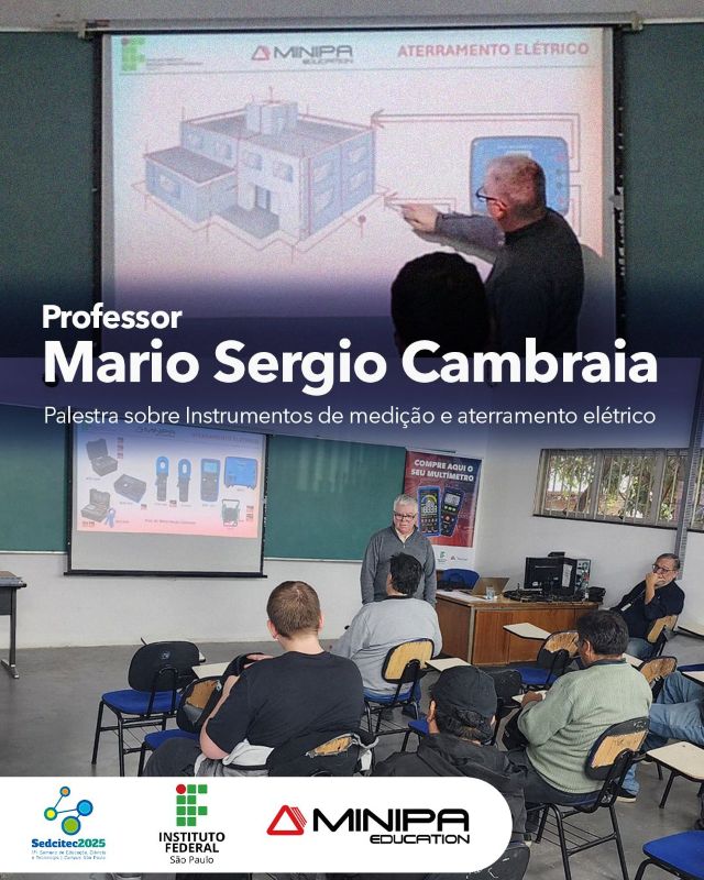 Palestras Minipa sobre Segurança Elétrica